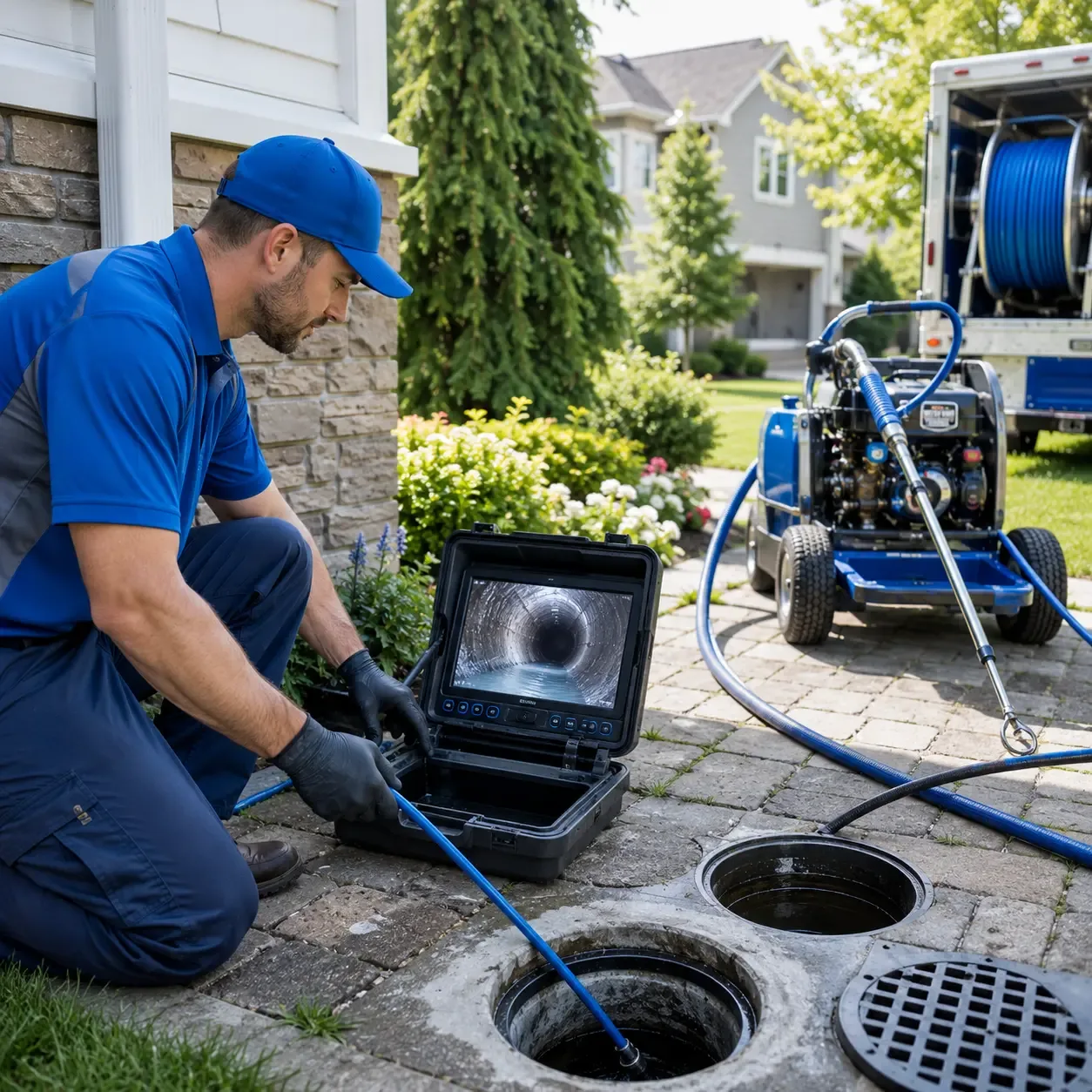 Outdoor drain cleaning professionals serving Redwood, NY